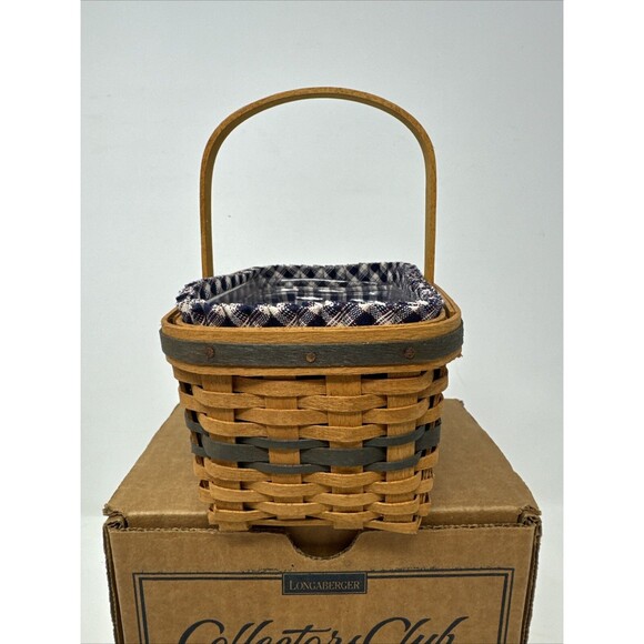 Longaberger CC 1996 JW Miniature Market Basket Combo MANY FAMILY SIGNATURES New - Picture 10 of 15